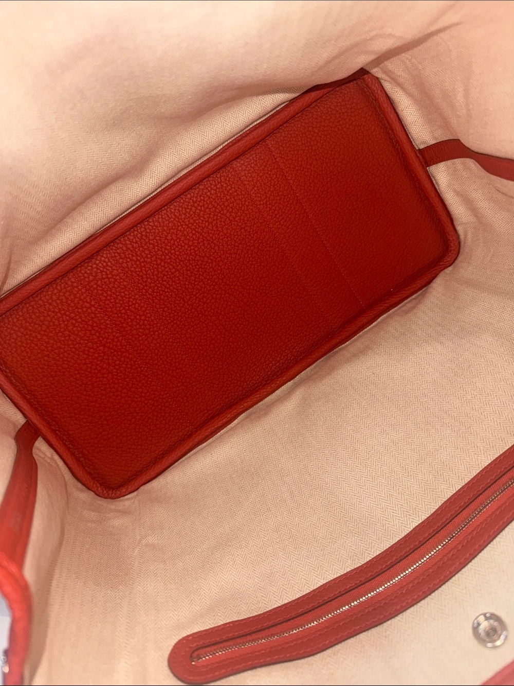 Authentic Hermes Negonda Garden Party 36 MM Rouge Duchesse - Picture 5 of 9